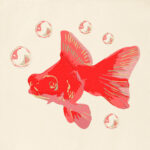 Sac de plage - Broderie Poisson Rouge