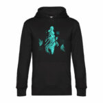 Hoodie Homme King - Broderie Ninja Girl