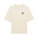 T-Shirt oversize Homme - Broderie Tortue