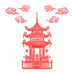 Hoodie Homme King - Broderie pagode