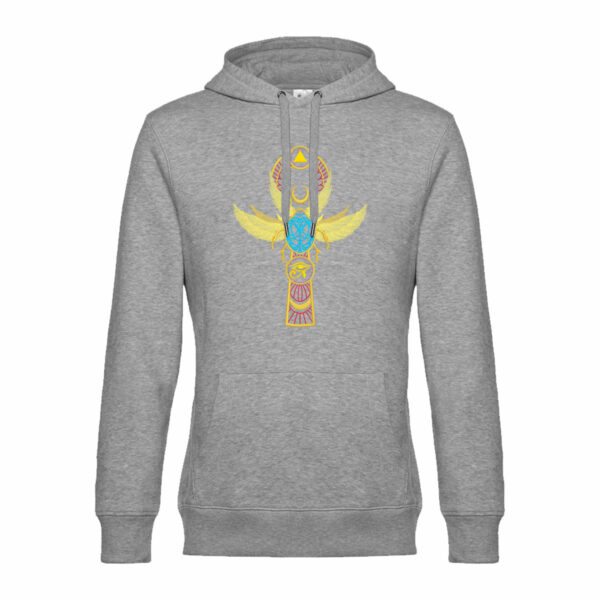 Hoodie Homme King - Broderie Scarabée égyptien
