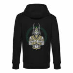 Hoodie Zippé Homme King - Broderie Anubis