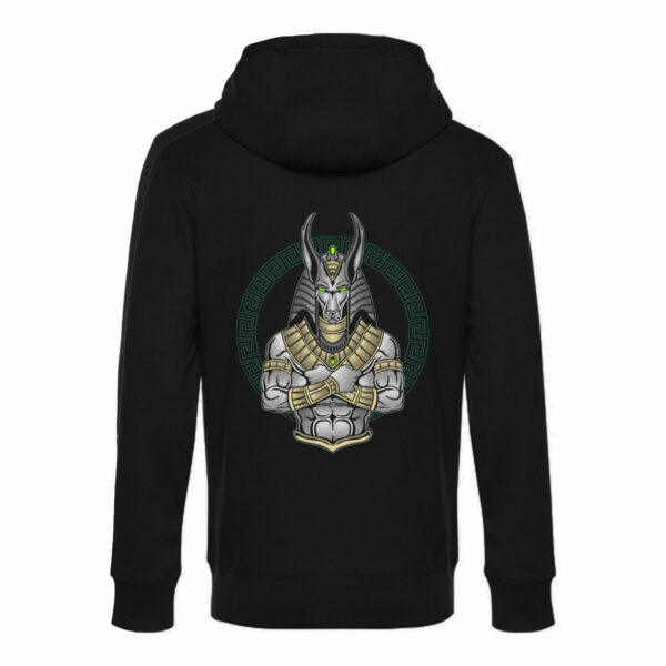 Hoodie Zippé Homme King - Broderie Anubis