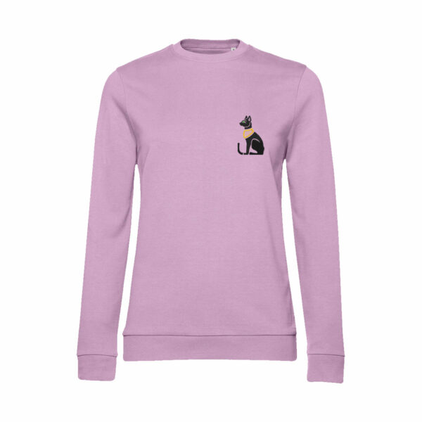 Sweat Femme French - Broderie Chat Égyptien