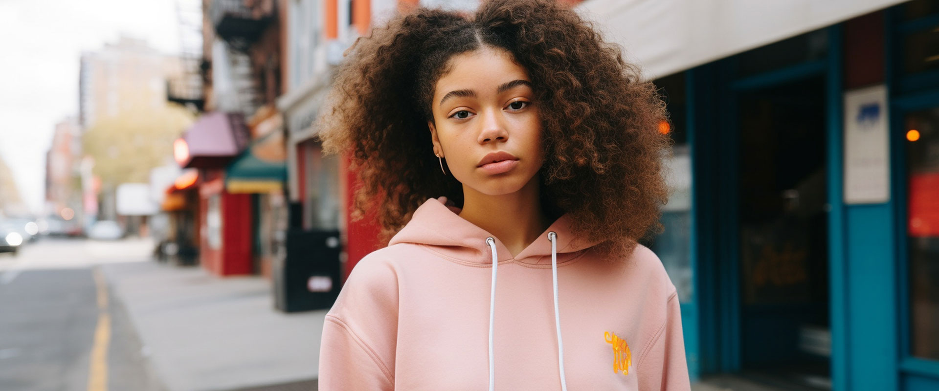 Hoodie Femme King - Broderie Poisson