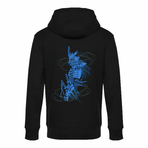 Hoodie zippé homme samouraï