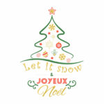 Sweat broderie noël