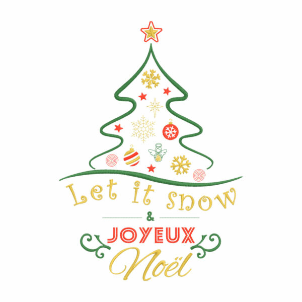 Sweat broderie noël