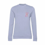 Sweat brodé fleurs de cerisier asie