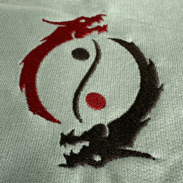 Sweat Homme Terry - Broderie Yin & Yang