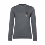 Sweat brodé éventail japonais