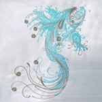 sweat broderie poisson asiatique