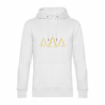 sweat capuche brodé sapins de noël