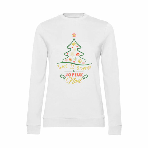 sweat-femme-noel Sweat femme brodé Joyeux Noël