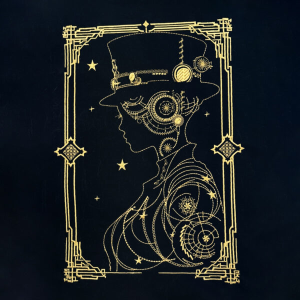 Sweat femme broderie lady li