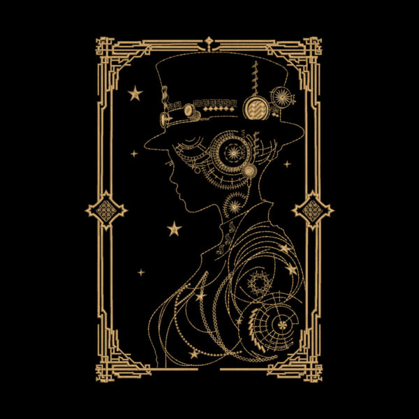 sweat broderie steampunk lady li