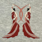 broderie danseuse flamenco