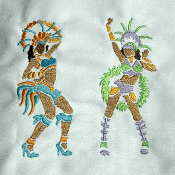 broderie danseuse brésilienne