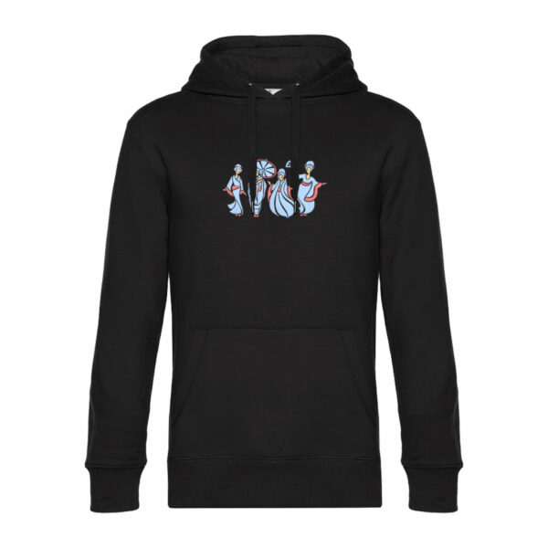 hoodie broderie femmes japonaises
